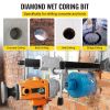 VEVOR Dry Core Drill Bit, 1.5" / 38.1 mm Diameter 5/8"-11 Threaded, 9.5" / 241.3mm Depth Diamond Coring Bore Tool with a Pilot Bit & 4.5" Blade